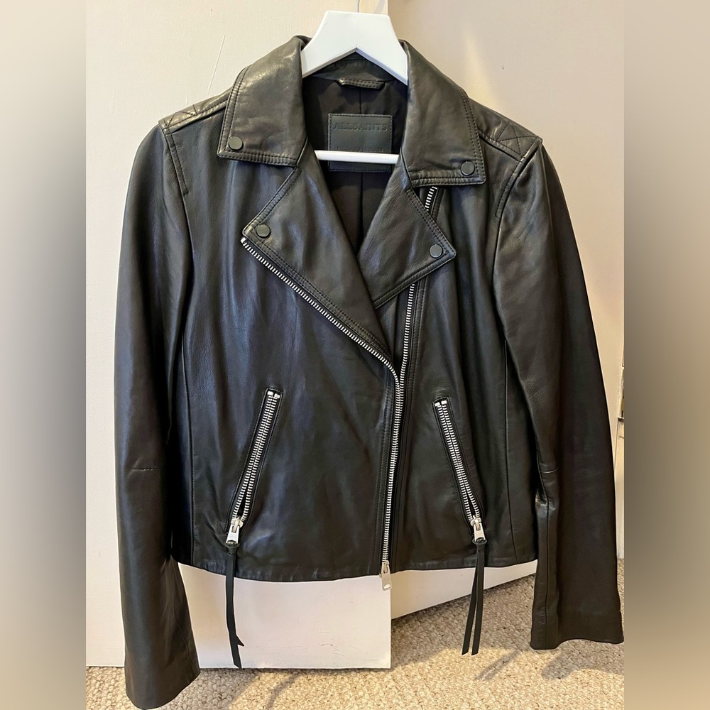 AllSaints Dalby Leather Biker Jacket
